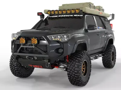 Toyota 4Runner 2022 Full Accesories 3D model