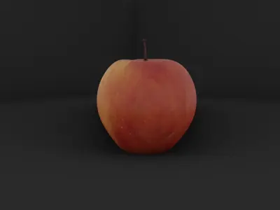 Apple Low-poly 3D model