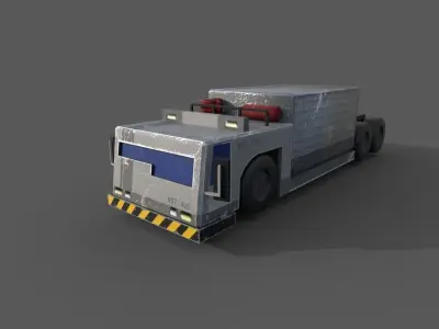 AIRPORT TRUCK 2 Low-poly 3D model