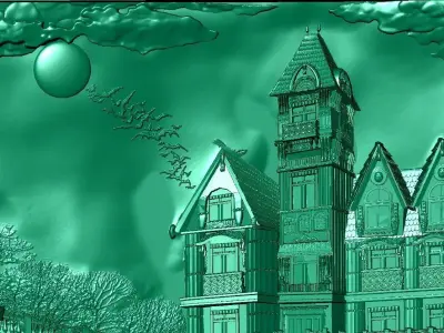 Dracula Castle     3D print model