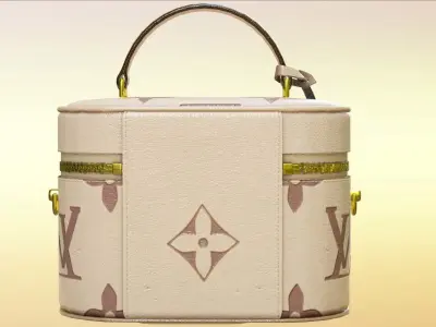 Woman Handbag Louis Vuitton Low-poly 3D model