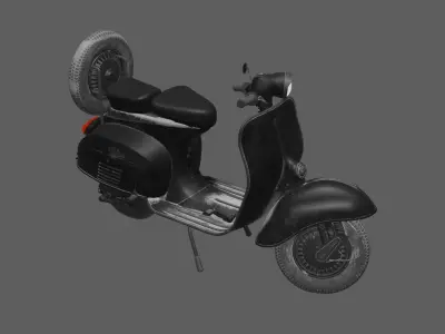SCOOTER Low-poly 3D model
