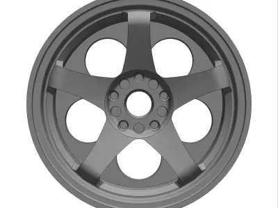 NISMO LM-GT4 164 RIMS FOR HOTWHEELS 3D print model 3D print model