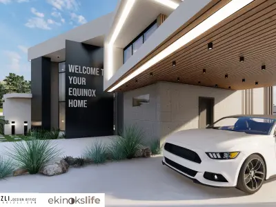 Modern Luxury Villa with Pool - 3D Model 3D model