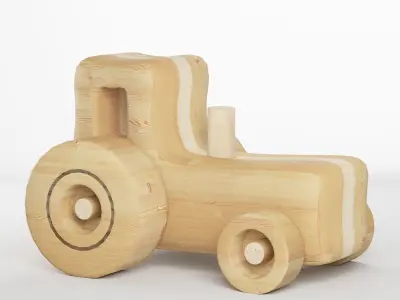 Fred and Rick Wooden Toys 3D model