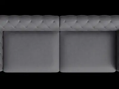 Buffeln Sofa 300 Grey 3D model