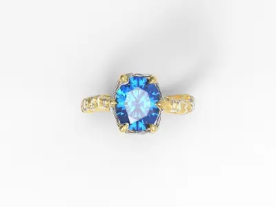 R 125 ring 3D print model