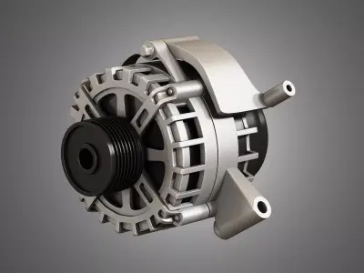 Engine Alternator 3D model