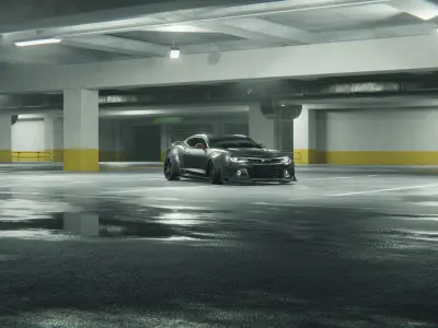 Parking Theme Environment  3D model