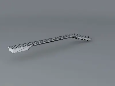 Guitar neck Free 3D model
