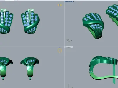 jewelry earrings 3D print model