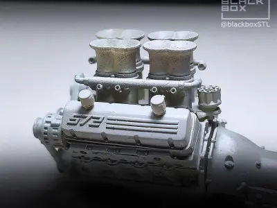 Air Intake set for 572 ENGINE 1-24th 3D print model