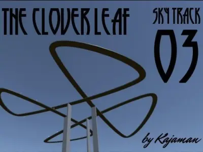 Sky Track - Pack Low-poly 3D model