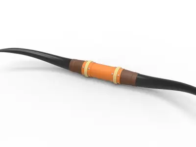 Bull horns for car ot truck Scale 1 to 25 3D print model