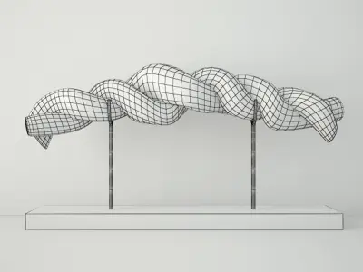 Hutton Decor on Stand 3D model