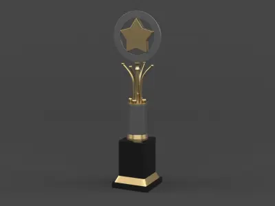 Trophy Cups 3D model 3