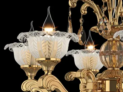 MD 55177-6 Osgona Chandelier 3D model