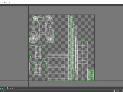 3d model of  golden Ring Low-poly 3D model