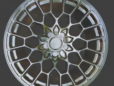 Aston Martin DBS 770 Ultimate Volante OEM Wheels 3D Print Ready  3D print model