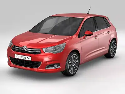2011 Citroen C4 3D model
