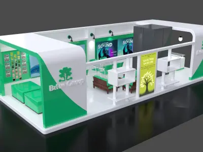 Exhibition Stall 3D 3D model