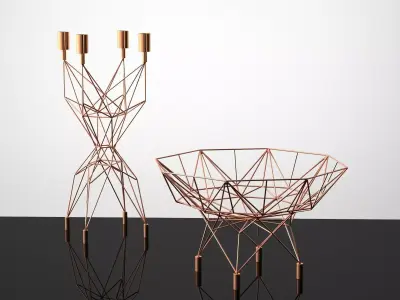 Pylon Collection wire basket 3D model