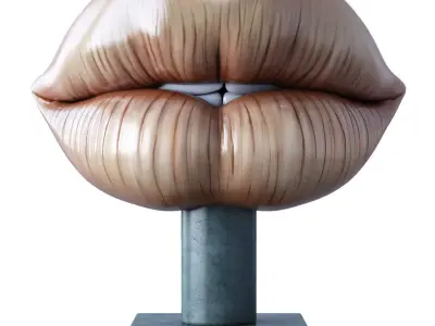 Lips Figurine 3D model