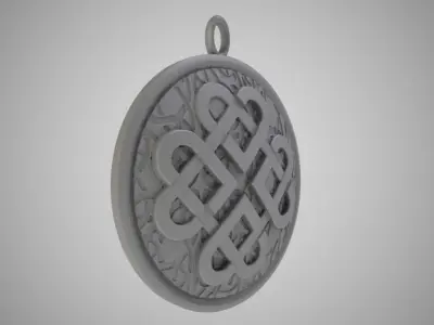 Celtic Knot Necklace 3D print model