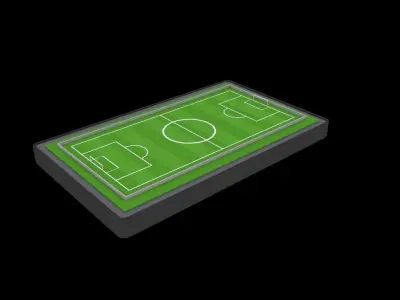 sport camp Low-poly 3D model