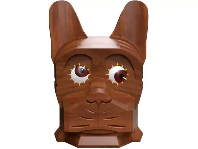 Rolling Eye Clock 3D model