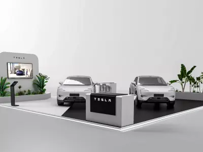 booth 10x10 show car  3D model