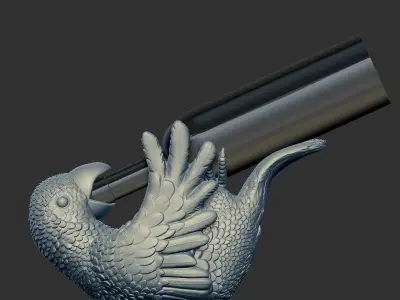 Wine holder Parrot 3D print model