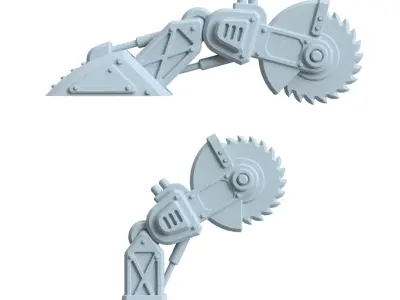 Scale Post-Apocalyptic Car Kitbashing Tabletop Bits 3D print model