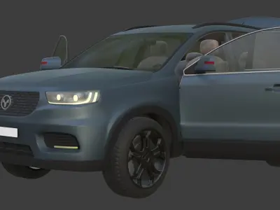 Generic SUV - Crossover Car -- Original Design 3D model