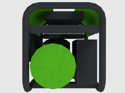 Power Generator - Game Ready Low-poly 3D model