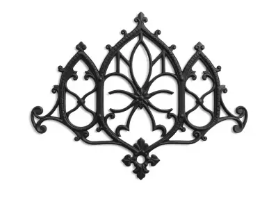 Gothic Ironwork Art model pack Low-poly 3D model