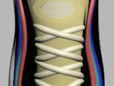 Nike Air Max Sean Wotherspoon sneakers 3D print model
