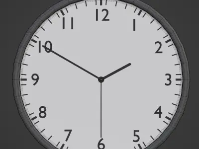 Wall Clock 3D model shop