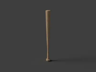 baseball wood Free low-poly 3D model