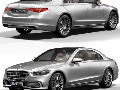 mercedes benz s400d 2021 3D model