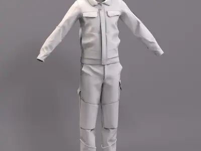 INDUSTRIAL WORK WEAR 3D model