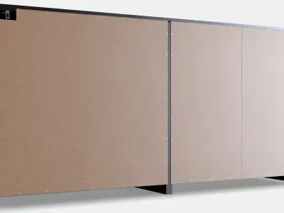 MALM Chest of 6 drawers 6 Low-poly 3D model