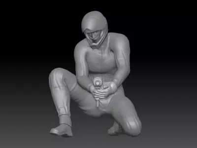 FORMULA ONE PIT STOP 1 3D print model