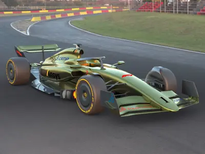 Formula 1 2022 and 2023 Concept Car Design 3D model