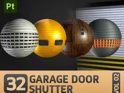 32 Garage Door and Shutter Material  Texture