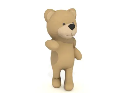 TeddyBear teddy bear Low-poly 3D model