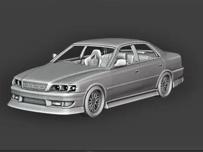 toyota chaser 3D print model
