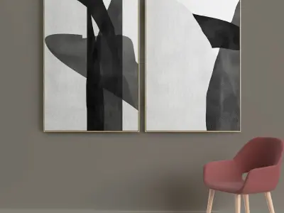 Photo Frame 167 Low-poly 3D model