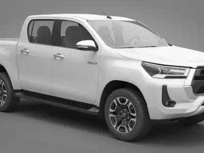 2021 Toyota Hilux Double Cab 3D model