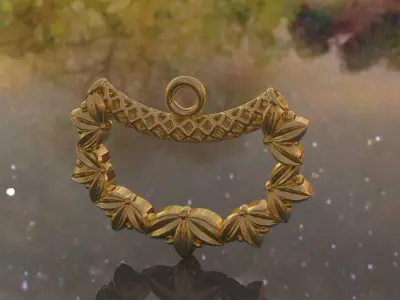 Leaf Necklace With Fusion 3D print model